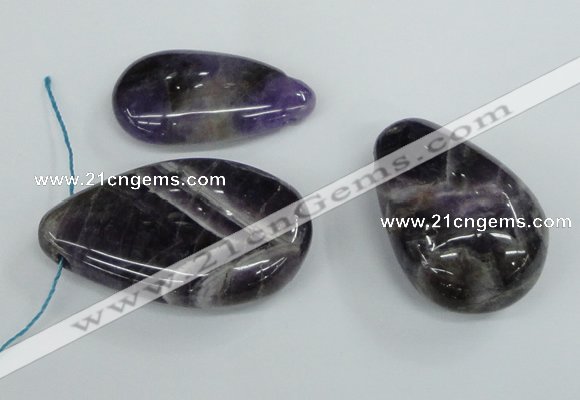 NGP1460 22*38mm - 30*50mm freeform amethyst gemstone pendants