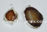 NGP1473 30*40mm - 40*50mm freeform agate gemstone pendants