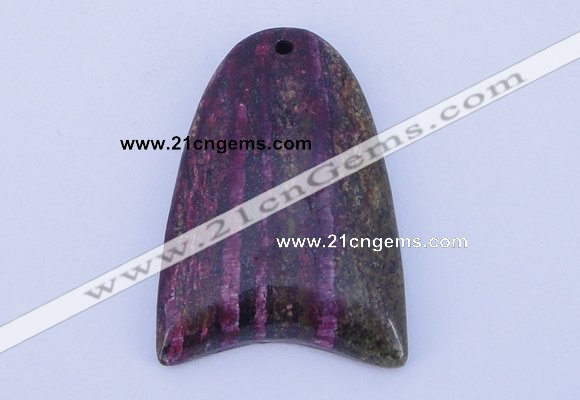 NGP150 2pcs 30*40mm fashion long spar stone pendants