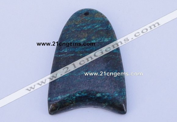 NGP153 2pcs 30*40mm fashion long spar stone pendants