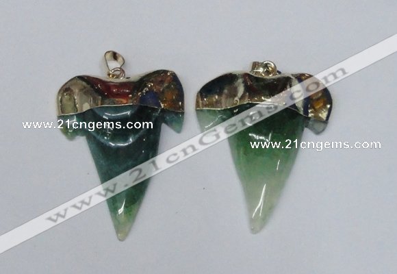 NGP1591 32*42mm - 35*45mm agate gemstone pendants