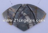 NGP16 Picasso jasper gemstone pendants set jewelry wholesale