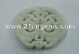 NGP1602 68*70mm Carved natural hetian jade pendants wholesale
