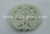 NGP1602 68*70mm Carved natural hetian jade pendants wholesale