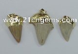 NGP1677 18*25mm - 22*30mm shark teeth pendants wholesale