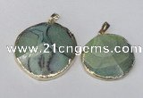 NGP1691 30*35mm - 35*40mm freeform agate gemstone pendants