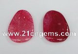 NGP1864 40*52mm - 40*58mm freeform agate gemstone pendants