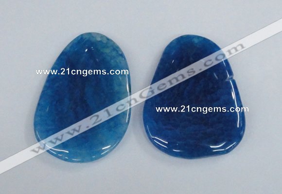 NGP1867 40*52mm - 40*58mm freeform agate gemstone pendants