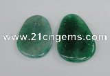 NGP1868 40*52mm - 40*58mm freeform agate gemstone pendants