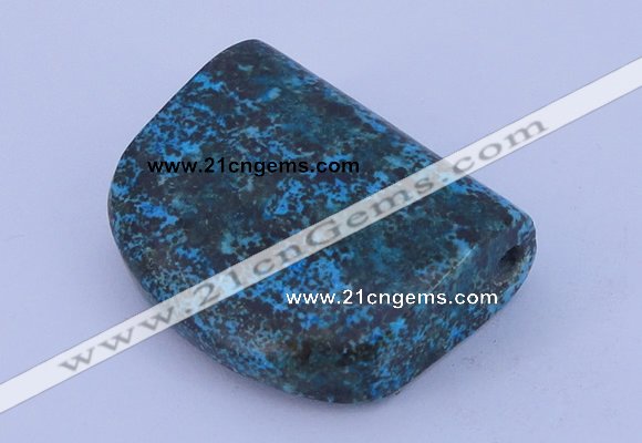 NGP195 15*35*45mm dyed african turquoise pendant jewelry wholesale