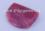 NGP198 12*34*45mm dyed rhodochrosite gemstone pendant wholesale