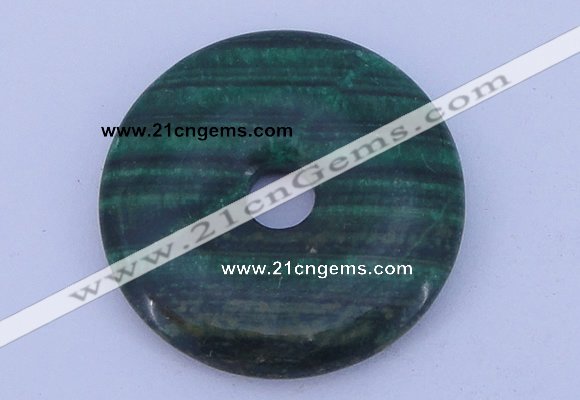 NGP216 5*35mm fashion dyed malachite gemstone donut pendant