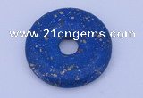 NGP217 5*30mm fashion dyed lapis lazuli gemstone donut pendant