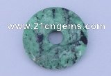 NGP219 5*30mm fashion african turquoise gemstone donut pendant