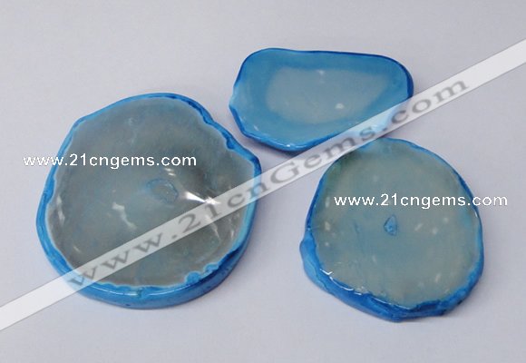 NGP2315 35*45mm - 55*65mm freeform agate gemstone pendants