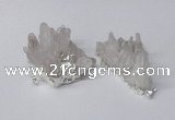 NGP2331 30*35mm - 35*40mm nuggets druzy quartz pendants