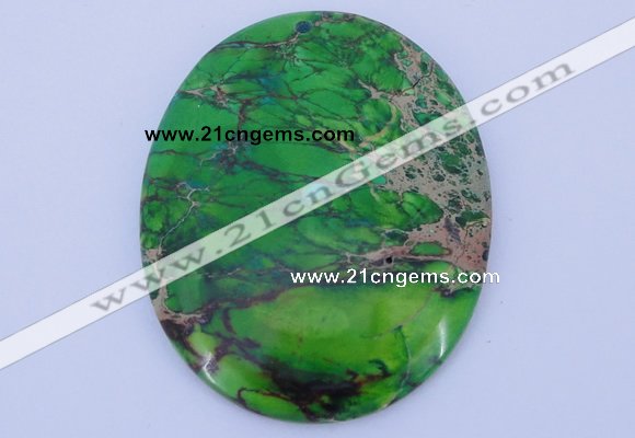 NGP235 40*50mm fashion dyed imperial jasper gemstone pendants