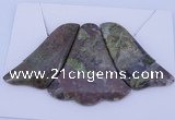 NGP24 Green rain forest stone pendants set jewelry wholesale