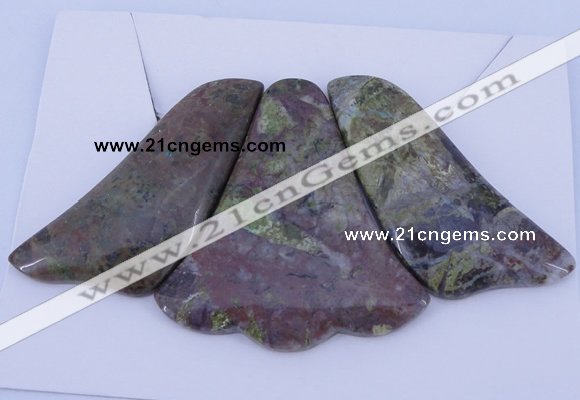 NGP24 Green rain forest stone pendants set jewelry wholesale