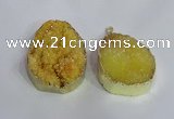 NGP2470 45*55mm - 50*65mm freeform druzy agate pendants wholesale