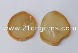 NGP2480 45*50mm - 55*65mm freeform agate gemstone pendants