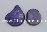 NGP2712 45*50mm - 55*75mm freeform druzy agate pendants