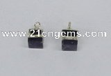 NGP2728 11*13mm - 12*15mm cube amethyst gemstone pendants