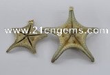 NGP2761 50*55mm - 75*85mm starfish pendants wholesale