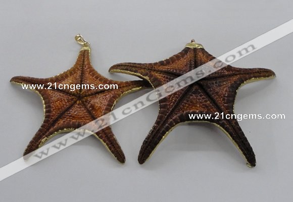 NGP2762 50*55mm - 75*85mm starfish pendants wholesale