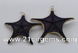 NGP2763 50*55mm - 75*85mm starfish pendants wholesale