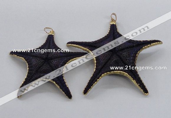 NGP2763 50*55mm - 75*85mm starfish pendants wholesale