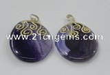 NGP2829 30*35mm - 35*45mm freeform agate gemstone pendants wholesale