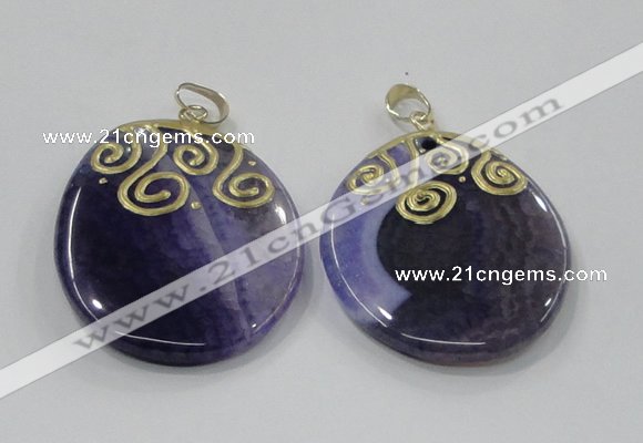 NGP2829 30*35mm - 35*45mm freeform agate gemstone pendants wholesale