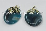 NGP2831 30*35mm - 35*45mm freeform agate gemstone pendants wholesale