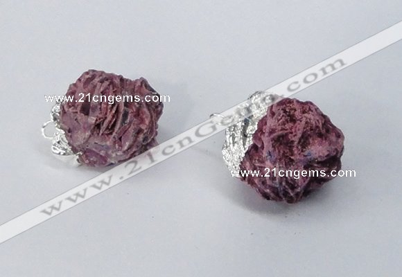 NGP2903 15*20mm - 25*30mm freeform desert rose pendants wholesale