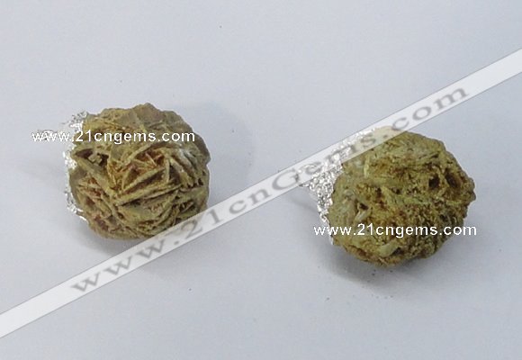 NGP2904 15*20mm - 25*30mm freeform desert rose pendants wholesale