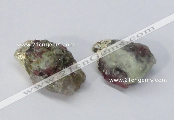 NGP2955 15*30mm - 25*40mm freeform tourmaline pendants wholesale