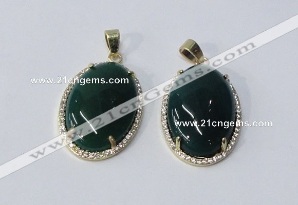 NGP3019 20*30mm oval agate gemstone pendants wholesale