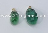 NGP3025 20*30mm – 25*40mm freeform fluorite gemstone pendants