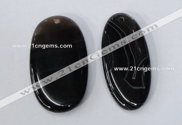 NGP3032 25*50mm – 30*55mm oval agate gemstone pendants
