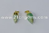 NGP3108 10*20mm - 10*25mm sticks Australia chrysoprase pendants