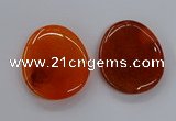 NGP3230 42*52mm - 45*55mm freeform agate gemstone pendants