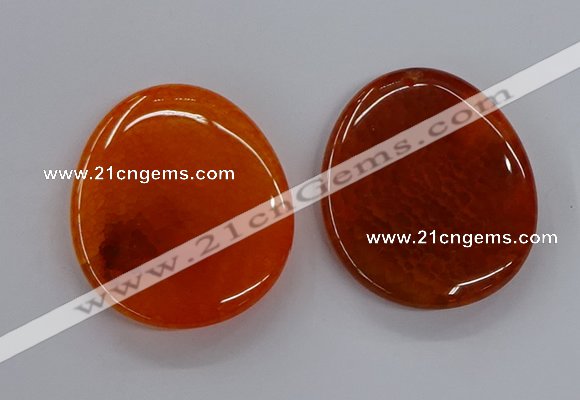 NGP3230 42*52mm - 45*55mm freeform agate gemstone pendants