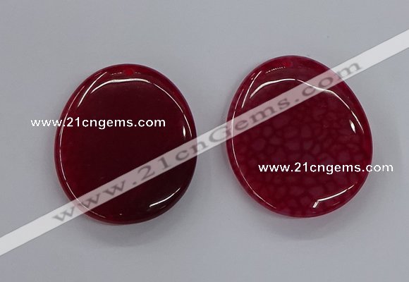 NGP3232 42*52mm - 45*55mm freeform agate gemstone pendants