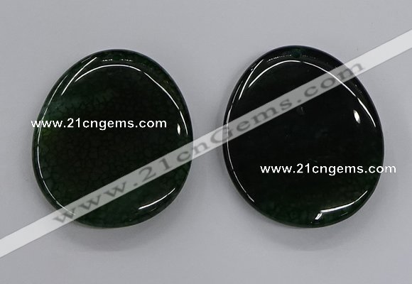 NGP3234 42*52mm - 45*55mm freeform agate gemstone pendants