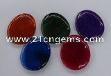 NGP3236 42*52mm - 45*55mm freeform agate gemstone pendants