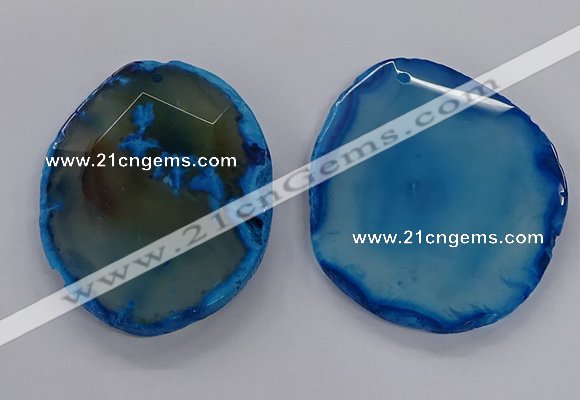 NGP3242 55*65mm - 50*75mm freeform agate slab pendants