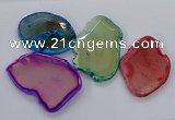 NGP3246 55*65mm - 50*75mm freeform agate slab pendants