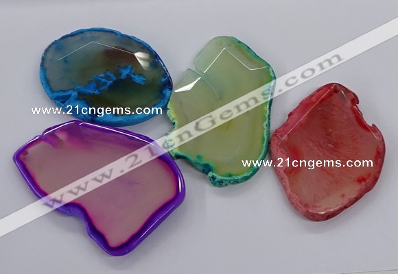 NGP3246 55*65mm - 50*75mm freeform agate slab pendants