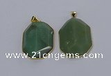 NGP3307 35*45mm freeform agate gemstone pendants wholesale